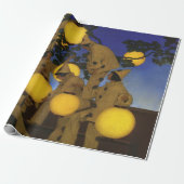 Maxfield Parrish Die Laternen Träger 1908 Vintage Geschenkpapier (Ungerollt)