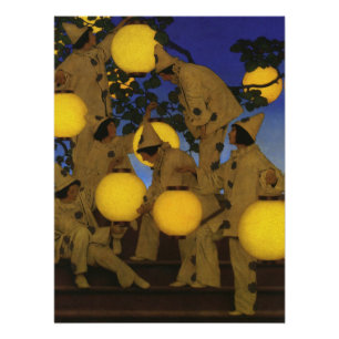 Maxfield Parrish Die Laternen Träger 1908 Vintage Poster