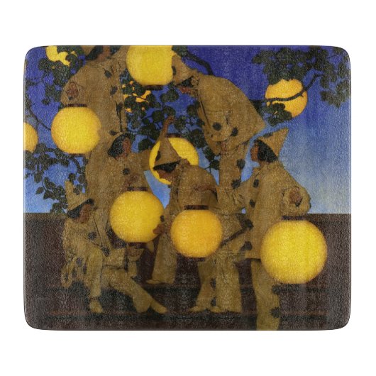 Maxfield Parrish Die Laternen Träger 1908 Vintage Schneidebrett (Vorderseite)