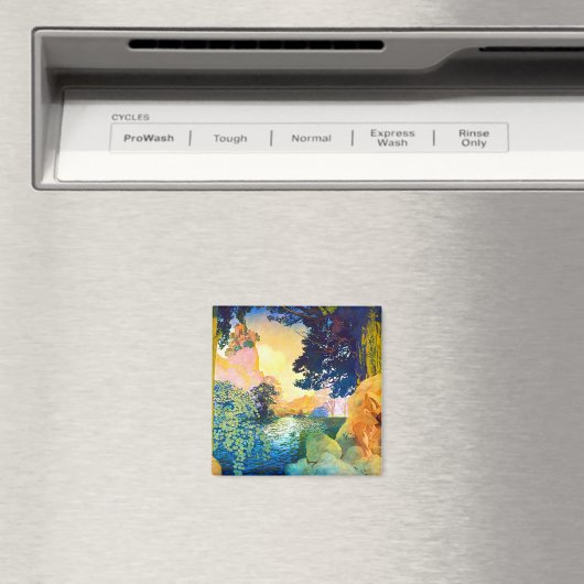 Maxfield Parrish Dream Burg Magnet (In Situ (Geschirrspüler))