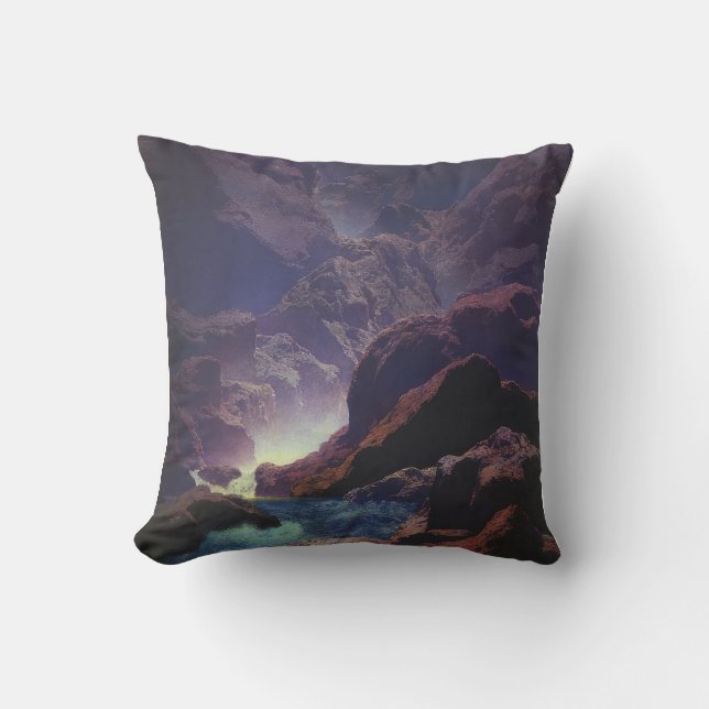 Maxfield-Parrish-Kunststil Kissen (Vorderseite)