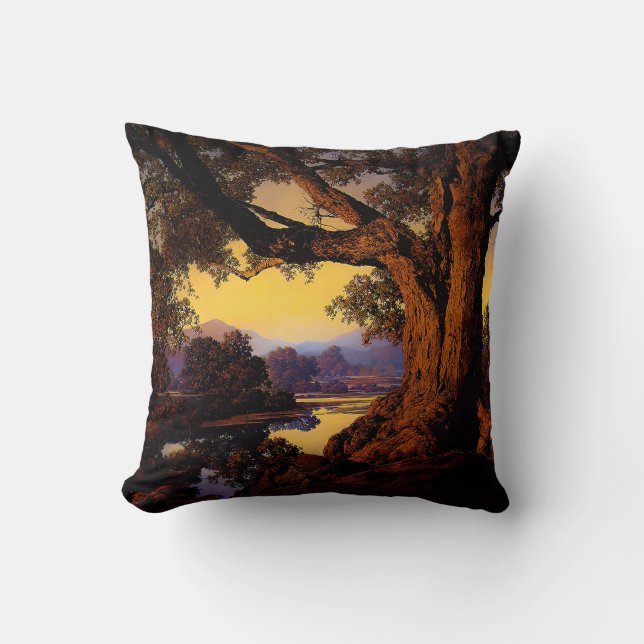 Maxfield Parrish Kunstwerk Kissen (Vorderseite)