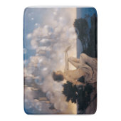 Maxfield Parrish Luftschlösser 1904 Vintage Fantas Badematte (Vorderseite Vertikal)