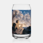 Maxfield Parrish Luftschlösser 1904 Vintage Fantas Dosenglas (Rückseite)