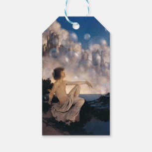 Maxfield Parrish Luftschlösser 1904 Vintage Fantas Geschenkanhänger