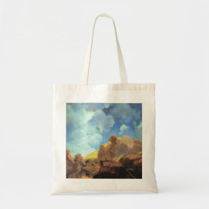 Maxfield Parrish Morgen 1922 Wolke Blau Fine Art Tragetasche