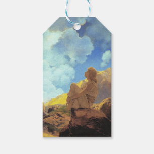 Maxfield Parrish Morgen 1922 Wolken Blau Fine Art Geschenkanhänger