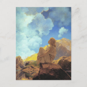 Maxfield Parrish Morgen 1922 Wolken Blau Fine Art Postkarte