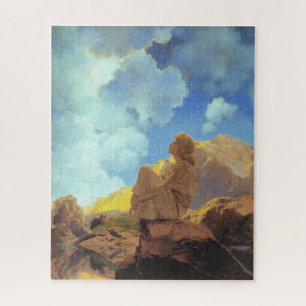 Maxfield Parrish Morgen 1922 Wolken Blau Fine Art Puzzle