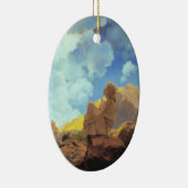 Maxfield Parrish Morning 1922 Cloud Blue Fine Art Keramik Ornament (Rechts)