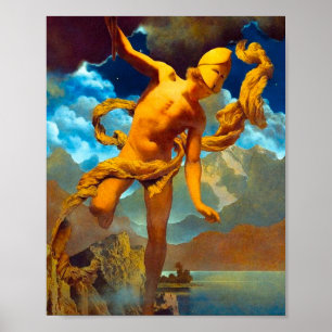Maxfield Parrish Prometheus Poster