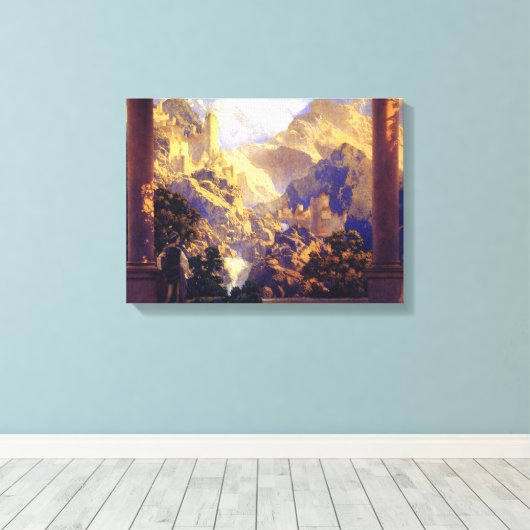 Maxfield Parrish Romance 1922 Leinwanddruck (Insitu (Holzboden))