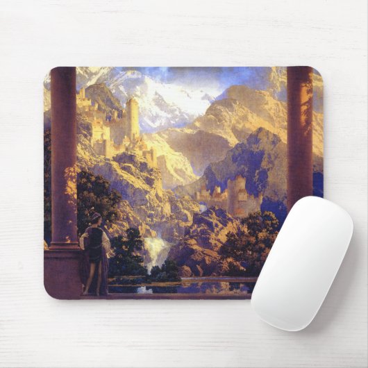 Maxfield Parrish Romance 1922 Mousepad (Mit Mouse)