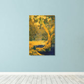 Maxfield Parrish - Studie für Herbstbrook Leinwanddruck (Insitu (Holzboden))