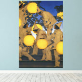 Maxfield Parrish, The Lantern Bearers (1908) Leinwanddruck (Insitu (Holzboden))