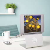 Maxfield Parrish The Lantern Bearers 1908 Vintage Aufkleber (Laptop auf Schreibtisch)