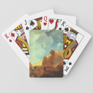 Maxfield Parrish Vintage Kunst Morgen-(Frühling) Spielkarten