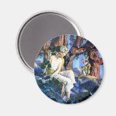 Maxfield Parrish's Fair Princess and the Gnomes Magnet (Vorderseite/Rückseite)