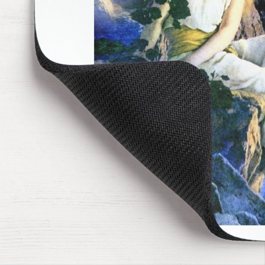 Maxfield Parrish's Fair Princess and the Gnomes Mousepad (Ecke)