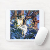 Maxfield Parrish's Fair Princess and the Gnomes Mousepad (Mit Mouse)