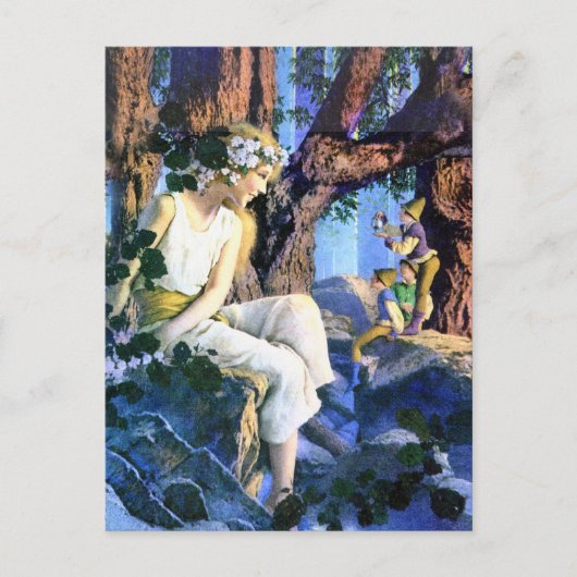 Maxfield Parrish's Fair Princess and the Gnomes Postkarte (Vorderseite)
