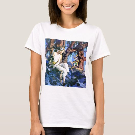 Maxfield Parrish's Fair Princess and the Gnomes T-Shirt (Vorderseite)
