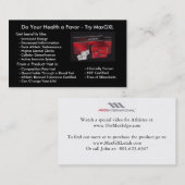 MaxGXL Produkt-Karten Visitenkarte (Vorne/Hinten)