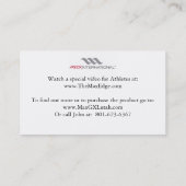 MaxGXL Produkt-Karten Visitenkarte (Rückseite)