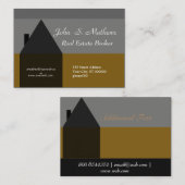 Maxi Eindrucks-nobler Zuhause-Verkaufs-wirklicher Visitenkarte (Vorne/Hinten)