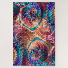 Maxi Puzzle mit Geschenkbox (Fraktal style 006)