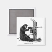 Maxim Automatic Gun Magnet (Vorderseite/Rückseite)