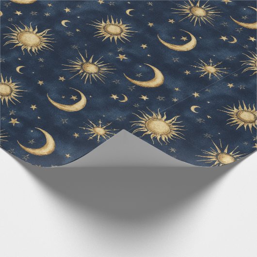 Maxima - Dark Academia Geschenkpapier (Ecke)