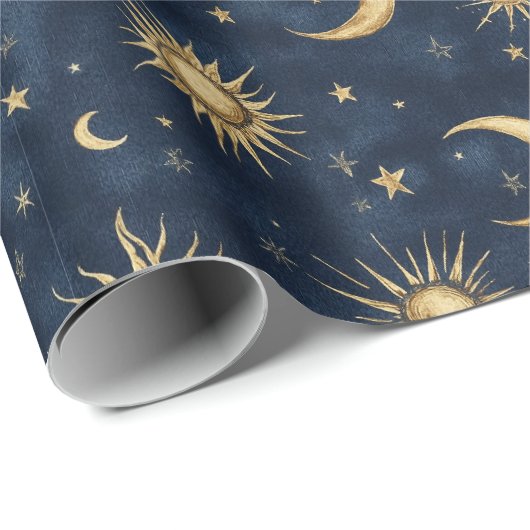 Maxima - Dark Academia Geschenkpapier (Rolleneckpunkt)