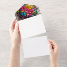 Maximal druckbar Abstrakt farbig