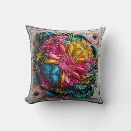 Maximal druckbar Abstrakt farbig Kissen