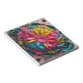 Maximal druckbar Abstrakt farbig Notizblock (angewinkelt)