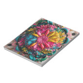 Maximal druckbar Abstrakt farbig Notizblock (Rotiert)