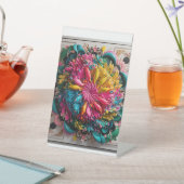 Maximal druckbar Abstrakt farbig Sockelschild (In SItu)