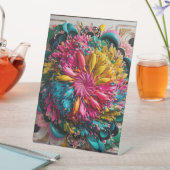 Maximal druckbar Abstrakt farbig Sockelschild (In Situ)