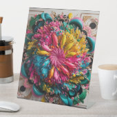 Maximal druckbar Abstrakt farbig Sockelschild (In Situ)