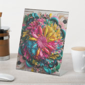 Maximal druckbar Abstrakt farbig Sockelschild (In SItu)