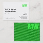 Maximal Elegant grün Visitenkarte (Vorne/Hinten)