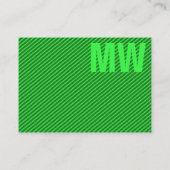 Maximal Elegant grün Visitenkarte (Rückseite)