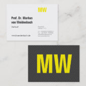 Maximal Elegant Visitenkarte (Vorne/Hinten)