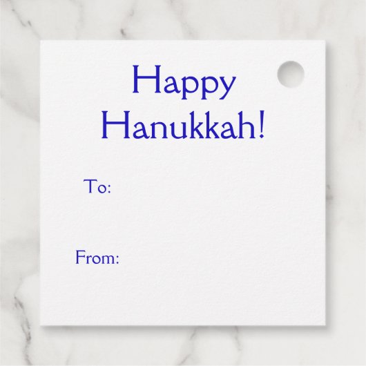 Maximal Hanukkah Geschenkanhänger (Rückseite)
