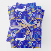 Maximal Hanukkah Geschenkpapier Set (Beispiel)