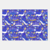 Maximal Hanukkah Geschenkpapier Set (Vorderseite 2)