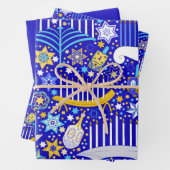 Maximal Hanukkah Geschenkpapier Set (Beispiel)