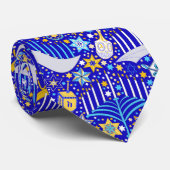 Maximal Hanukkah Krawatte (Gerollt)