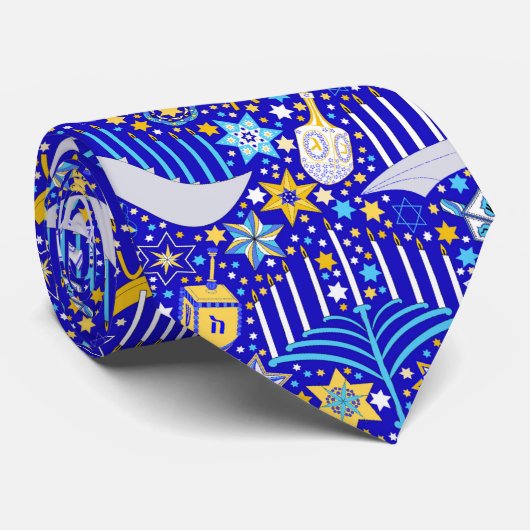 Maximal Hanukkah Krawatte (Gerollt)
